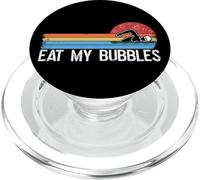 Divertida Natación Nadador Eat My Bubbles Nadar Retro PopSockets PopGrip para MagSafe