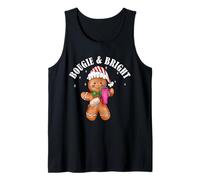 Divertida niña de Pan de Jengibre de Navidad Bougie & Bright Camiseta sin Mangas