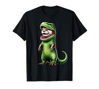 Divertida nutria con traje de dinosaurio T-Rex amante de la nutria Camiseta