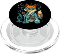 Divertida Obra de Arte de Science Fox Chemist Lab Nerd PopSockets PopGrip para MagSafe