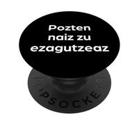 Divertida Palabra Vasca Encantado de conocerte PopSockets PopGrip Adhesivo