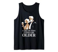 Divertida Pareja Casada Camiseta Novia Relación Regalo Camiseta sin Mangas
