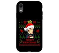 Divertida Parodia navideña del Presidente de Franklin Pierce Carcasa para iPhone XR