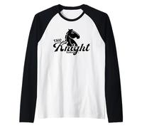 Divertida Pieza de ajedrez a Juego para Fiestas de Halloween para Toda la Familia de The Knight Camiseta Manga Raglan