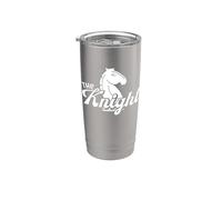Divertida pieza de ajedrez a juego para fiestas de Halloween para toda la familia de The Knight Vaso térmico de acero inoxidable de doble pared