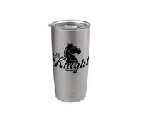 Divertida pieza de ajedrez a juego para fiestas de Halloween para toda la familia de The Knight Vaso térmico de acero inoxidable de doble pared
