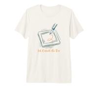 Divertida Pluma estilográfica con Tinta de Juego de Palabras de caligrafía Fuera de la Caja Camiseta Premium