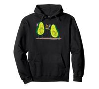 Divertida propuesta de aguacate lindo diseño de compromiso Sudadera con Capucha
