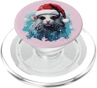 Divertida Rata de Navidad PopSockets PopGrip para MagSafe