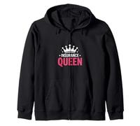 Divertida Reina de los Seguros Diciendo Que Crown Sparkle Humor Sudadera con Capucha