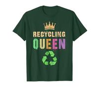DIVERTIDA REINA DEL RECICLAJE, conservación ecológica, reciclaje y salva el planeta Camiseta