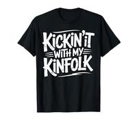 Divertida reunión Familiar de Kickin' It with My Kinfolk Camiseta