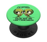 Divertida Ropa de Humor de Guilty Alien Duo, Solo Recuerda los dichos PopSockets PopGrip Adhesivo