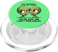 Divertida Ropa de Humor de Guilty Alien Duo, Solo Recuerda los dichos PopSockets PopGrip para MagSafe