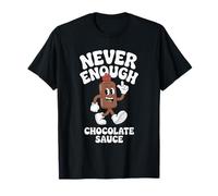 Divertida Salsa de Chocolate Retro Camiseta