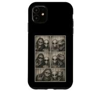 Divertida selfie de dinosaurio alienígena Bigfoot Carcasa para iPhone 11