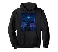 Divertida selfie de vaca con camiseta gráfica OVNI Extraño secuestro alienígena Sudadera con Capucha