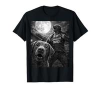 Divertida Selfie Vintage de Chessie Dad de Chesapeake Bay Retriever Camiseta