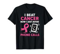 Divertida superviviente de cáncer de Mama Pink Ribbon Warrior Antisocial Camiseta