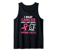 Divertida superviviente de cáncer de Mama Pink Ribbon Warrior Antisocial Camiseta sin Mangas