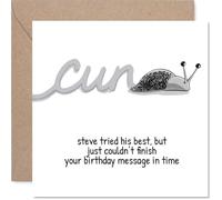 Divertida tarjeta de cumpleaños, Bit Late but Still Thinking of You