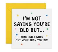 Divertida tarjeta de cumpleaños para amigos, figura de palo con texto en inglés "I've Got Your Back", regalos para mejor amiga, esposa, marido, ancianos, hermano, hermana, vecino, tía, tío, mamá, papá