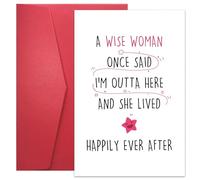 Divertida tarjeta de jubilación para mujeres, compañeros de trabajo, tarjetas de despedida para colegas, mujeres jubiladas, regalos de felicitación, tarjeta de jubilación feliz para su trabajo, colega