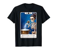 Divertida tarjeta de tarot con texto en inglés "Don't Be Salty Bun Mama Girl Women Camiseta