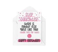 Divertida Tarjeta Felicitacion Cumpleaños para Hijastra, Tarjetas Cumpleaños | Cheeky Banter Daughters Bday | There Is Nobody Quite Like You Thank F* ck For That Broma Card Her | CBH921