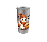 Divertida taza de café fantasma para beber Halloween Ghost Coffee Lover Vaso térmico de acero inoxidable de doble pared