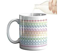 Divertida taza de café, uso versátil, 1 unidad, taza de cerámica para beber, taza de café con mensaje oculto, mango cómodo. Para comedor, cocina, disfrute diario, bebidas en el hogar