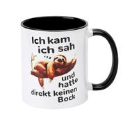 Divertida taza de perezoso, única hecha a mano, tazas de café de cerámica de 330 ml con frase, porcelana, para colegas, jefes, chefs, tazas divertidas