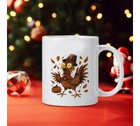Divertida taza de pollo de 11 onzas - Taza de meme de gallo gritando, taza de café de gallina loca, regalo de humor de animales de granja para amigos, amantes de las fiestas y compañeros de trabajo