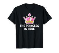 Divertida Tiara Linda La Princesa Está Aquí Chicas Divertidas Camiseta