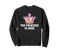 Divertida Tiara Linda La Princesa Está Aquí Chicas Divertidas Sudadera