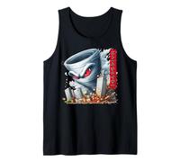 Divertida tormenta de tornados Que persigue al Monstruo Kaiju, Cazador de tormentas Camiseta sin Mangas