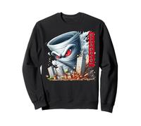 Divertida tormenta de tornados Que persigue al Monstruo Kaiju, Cazador de tormentas Sudadera