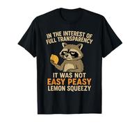 Divertida Transparencia Completa It Was Not Easy Peasy Lemon Squeezy Camiseta