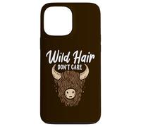 Divertida Vaca Escocesa de Las Highlands de Wild Hair Don't Care Carcasa para iPhone 13 Pro MAX