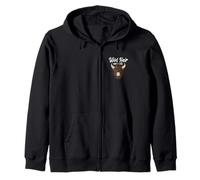 Divertida Vaca Escocesa de Las Highlands de Wild Hair Don't Care Sudadera con Capucha