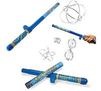 Divertida varita estática eléctrica, juego científico, juguete educativo, increíble varilla de levitación con 10 formas voladoras (azul)