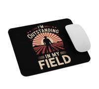 Divertida Vida De Granjero En La Granja. Soy Excepcional En Mi Campo. Mouse Pad Antideslizante Alfombrilla De Ratón Lavable Alfombrilla De Escritorio para Hogar Ordenador Gaming 25X30Cm