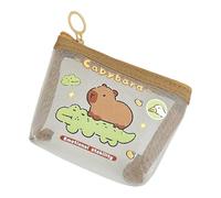 Divertida y encantadora cartera de malla Capybara transpirable ideal para mantener tus pertenencias pequeñas ordenadas y a la moda, d, Mass Beauty