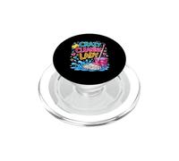 Divertida y Loca señora de la Limpieza PopSockets PopGrip para MagSafe