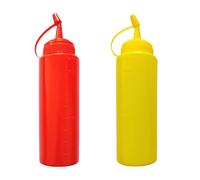 Divertidas Botellas Falsas De Ketchup Y Mostaza, 2 Botellas Falsas De Aderezo para Ensaladas con Tapón, Botella De Condimentos Realistas con Aderezos Falsos, Botella Novedosas para Bromas