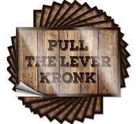 Divertidas calcomanías para coche Pull The Lever Kronk, 10 calcomanías para ventana de coche, calcomanías mecánicas (8 x 12 cm)