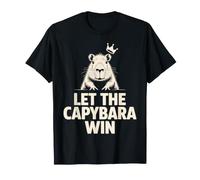 Divertidas Camisas Capybara Deja Que el Capybara Gane la Noche de Juego Camiseta