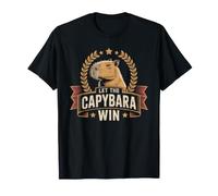 Divertidas Camisas Capybara Deja Que el Capybara Gane la Noche de Juego Camiseta