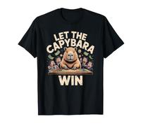 Divertidas Camisas Capybara Deja Que el Capybara Gane la Noche de Juego Camiseta