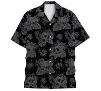 Divertidas Camisas Hawaianas de Caballo para Hombres y Mujeres,con diseño de Carreras de Caballos Hawaianos,Manga Corta,Casual,Ajuste Relajado,con Botones Hawaianos,de Caballo,con Botones B724